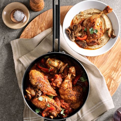 A Cozy Olympics Dish: Stanley Tucci’s Chicken&nbsp;Cacciatore