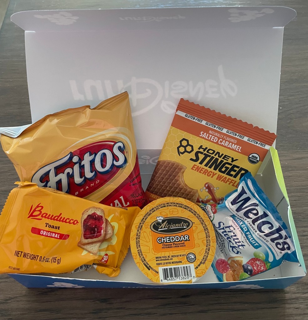 Picture of post race snacks